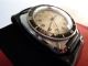Glycine Bienne - Geneve,  Militäruhr,  Handaufzug,  Vintage 60ér - 70ér Jahre,  Stahl/leder Armbanduhren Bild 3