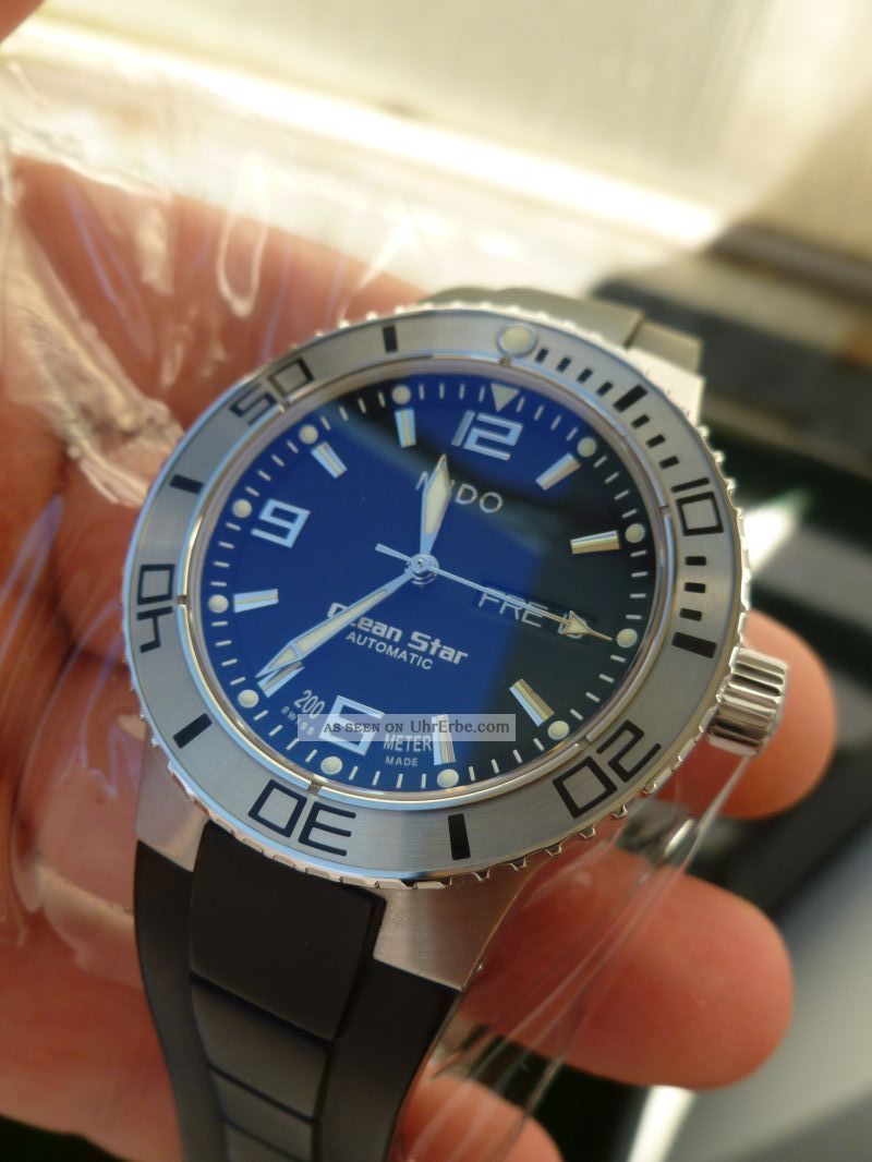 Mido Diver Ocean Star Automatik Ref. 8522 Kautschukband Eta 2824