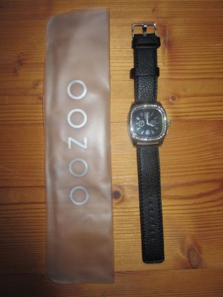 Oozoo Design Watch,  Chronograph,  Leather,  Designeruhr,  Wie Bild