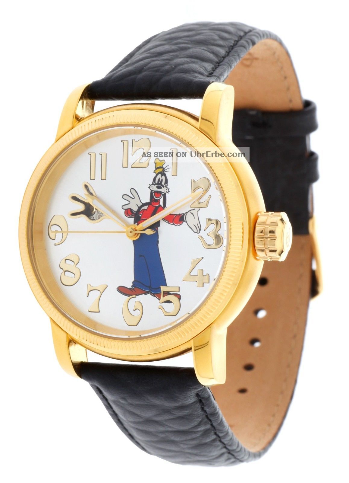 Disney Herren Armbanduhr,  Uhr,  Watch,  Goofy Schwarz Di - 094491 - D06 - 1 Armbanduhren Bild