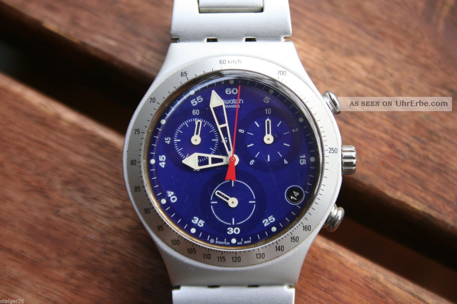 Swatch Irony Chrono Aluminium 1999 Swiss Made