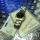 Retro Omega Seamaster Polaris Stahl & 750 Er Gold Intarsien Unisex Armbanduhr Armbanduhren Bild 1