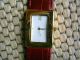 Armbanduhr Damen Armband In Reptiloptik Rot/bordeaux, Armbanduhren Bild 2