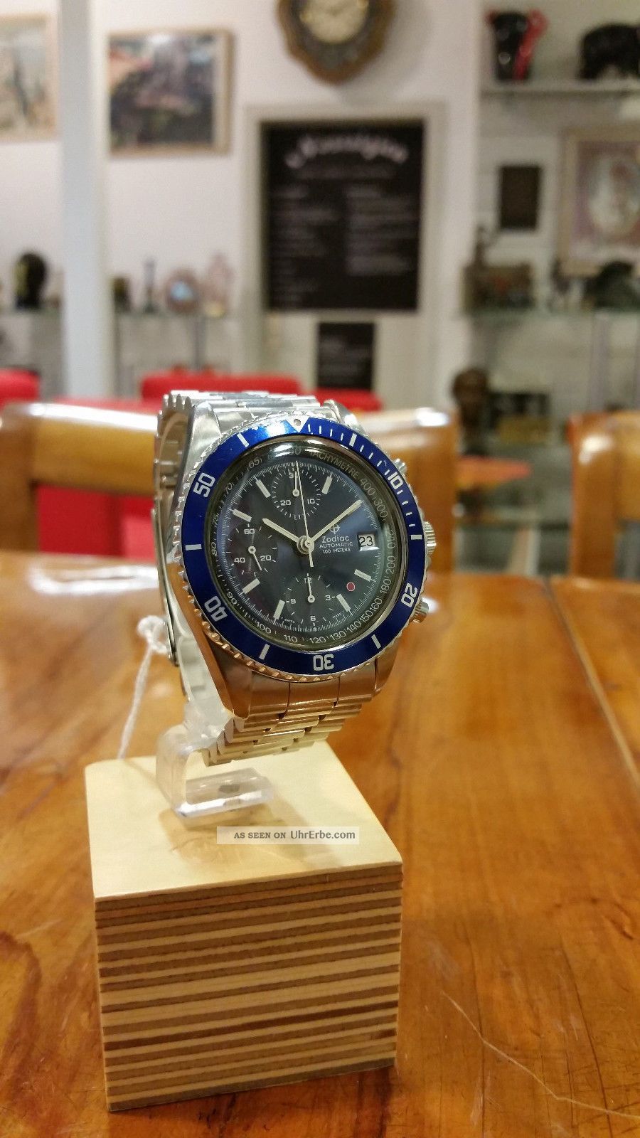 Zodiac Automatik Chronograph Red Dot