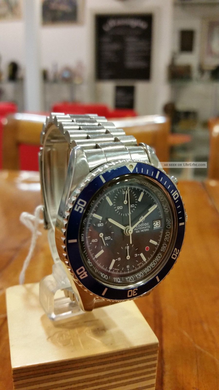 Zodiac Automatik Chronograph Red Dot