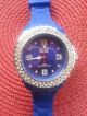 ✰ Ice Watch ✰ HammerschÖne Blaue Uhr Mit Strass ✰,  Verpackung ♥✰♥ ✰ Top ✰ Armbanduhren Bild 2