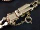 Sehr Schöne Damenarmbanduhr - Mit Zahlreichen Granaten - Intakt - Aus Silber Armbanduhren Bild 4