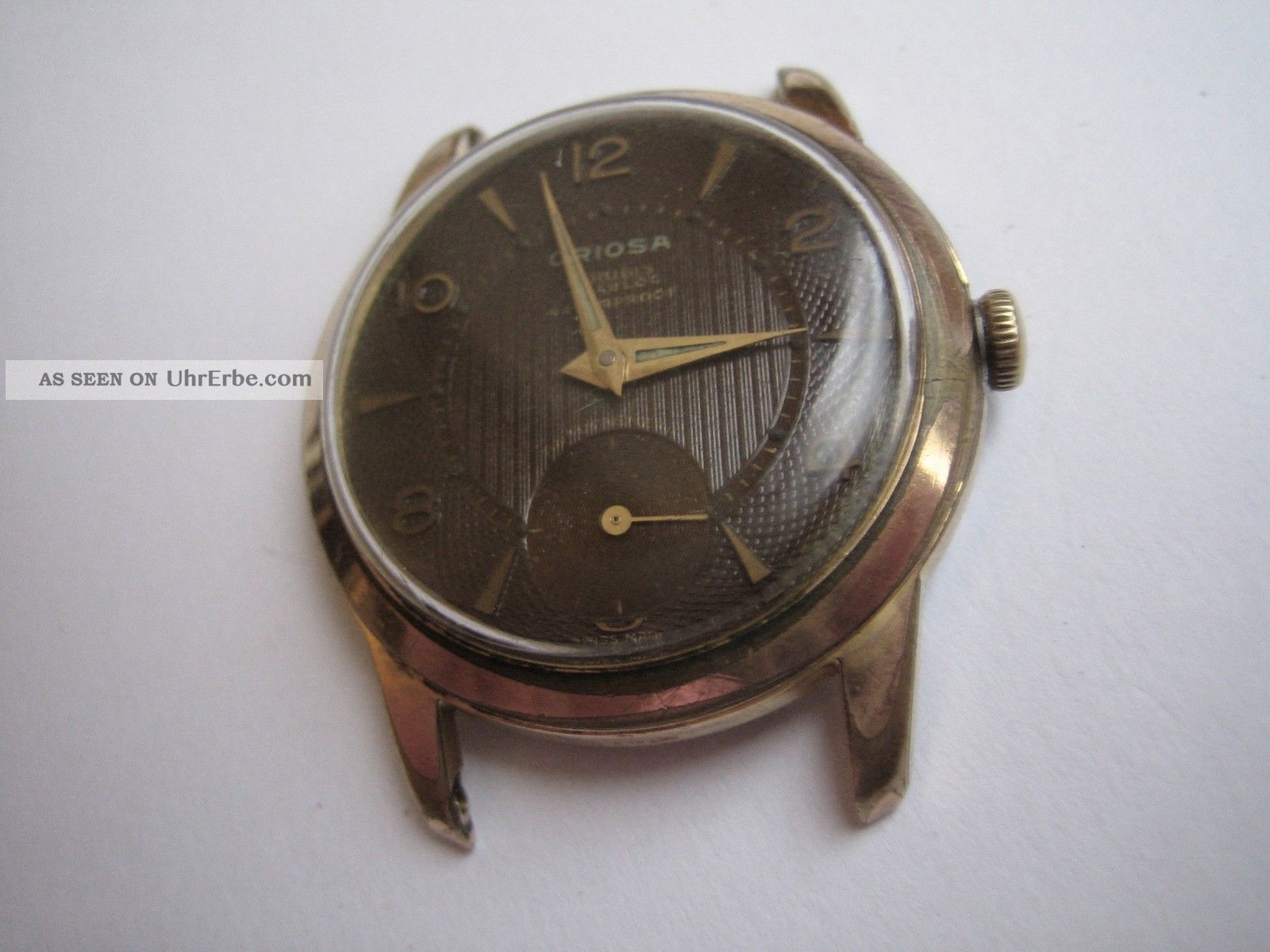 Vintage Watch Oriosa As 1130 Wehrmachtswerk Vintage Uhr Armbanduhren Bild
