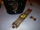 Guess Damenuhr Heavy Metal Gold Armbanduhren Bild 3