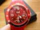 Wie,  Ice Watch Rot Silikon Armband Uhr Datum Damen Kinder Sport Armbanduhren Bild 1