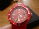 Wie,  Ice Watch Rot Silikon Armband Uhr Datum Damen Kinder Sport Armbanduhren Bild 7