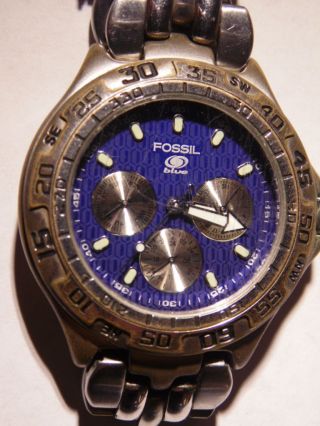 Fossil Blue Armbanduhr Herren - Chronograph,  Funktion Nicht Geprüft Bild