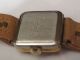 Traumschöne Antike Adra Damenuhr Handaufzug 50er Jahre Karee Dezentrale Sekunde Armbanduhren Bild 3