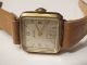 Traumschöne Antike Adra Damenuhr Handaufzug 50er Jahre Karee Dezentrale Sekunde Armbanduhren Bild 4