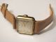 Traumschöne Antike Adra Damenuhr Handaufzug 50er Jahre Karee Dezentrale Sekunde Armbanduhren Bild 5