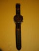 Detomaso Firenze Herrenuhr Chronograph Edelstahl Seiko Uhrwerk Lederband Armbanduhren Bild 2