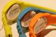 Oozoo Armbanduhr Silikon C4288 C4660 C4287 Gelb Blau Orange Armbanduhren Bild 5