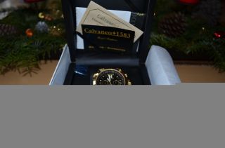 Calvaneo 1583 Astonia Diamant Gold Uhr Automatik Chronograph Bild