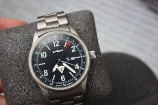 Junkers Herren Uhr Clock Titan Titanium Case Ronda Werk Bild
