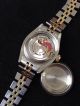 Rolex Date Stahl Gold Mit Echtheitszertifikat Damenuhr Lünette Mit 12 Diamanten Armbanduhren Bild 1