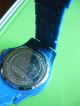 Top,  Ice Watch Blau Silikon Armband Uhr Datum Herren Jungen Kinder Armbanduhren Bild 3