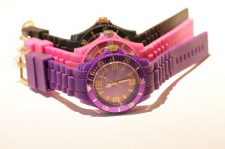 Oozoo Armbanduhr Silikon C5051 C4177 C4354 Lila,  Pink,  Schwarz Bild