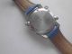 Festina Uhr Mit Blauem Lederarmband - Teildefekt Armbanduhren Bild 4
