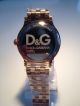 D&g Prime Time Dw0847 Top Moderne Uhr Ovp Hinkucker Rose Gold Unisex Uhr Armbanduhren Bild 3