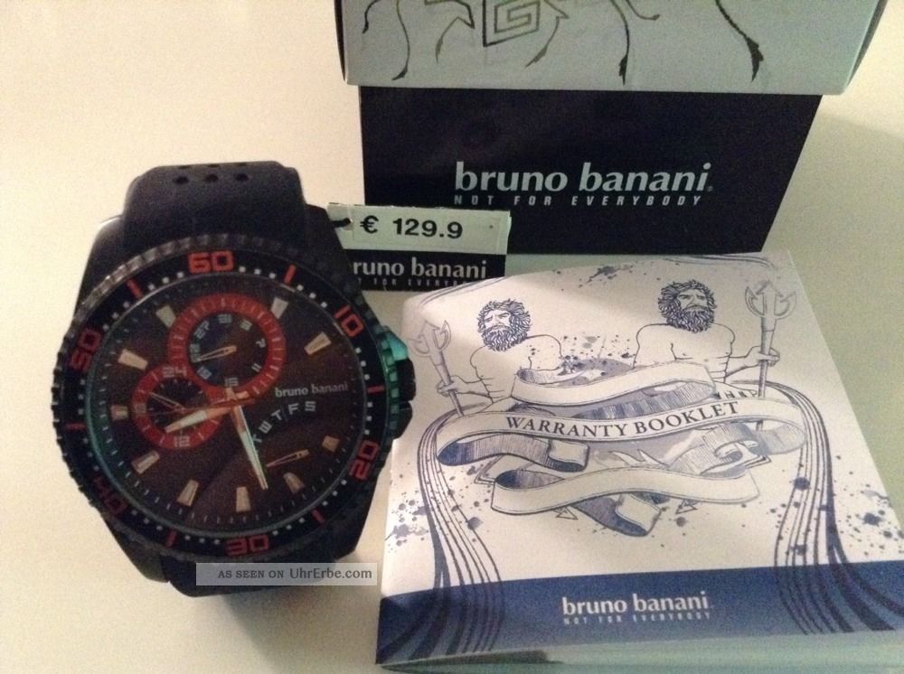 Bruno Banani Herren Uhr 22007 Np129,  90 Ovp Wie Armbanduhren Bild