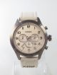 Fossil Herrenuhr / Herren Uhr Silikon Chronograph Datum Weiß Silber Bq1032 Armbanduhren Bild 3
