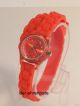 Guess Damenuhr / Damen Uhr Silikon Orange Strass Wickelarmband W65023l4 Armbanduhren Bild 3