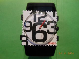 Damen Armbanduhr Kunststoff Schwarz Stamps Kunststoffband Elastisch Bild