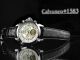 Calvaneo Astonia Blak Russian Diamond Platin Platiniertes Automatik Flaggschiff Armbanduhren Bild 3