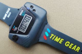 Rare 1990s Retro Sega Game Gear Digital Uhr,  Neue Batterie,  Sammler Bild