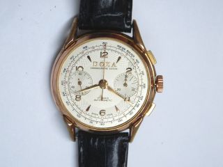 Luxus Doxa Chronograph Uhr.  Landeron 248 Uhrwerk Bild