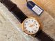 Originale Seiko Uhr,  Herren,  Lederarmband Braun,  Ziffernblatt Weiß,  Top Armbanduhren Bild 11