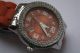 Madison Damenuhr Silikonuhr Uhr Glamour Orange Mit Strass Datum Anzeige Armbanduhren Bild 2