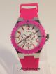 Guess Damenuhr / Damen Uhr Silikon Pink Datum Multifunktion W90084l2 Armbanduhren Bild 1