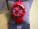 Damenuhr Detomaso Colorato Watch 40 Mm M Silikon Red Armbanduhren Bild 2