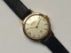 Doxa 14 Karat Gold Rotgold Mechanische Damen Uhr. Armbanduhren Bild 3