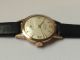 Doxa 14 Karat Gold Rotgold Mechanische Damen Uhr. Armbanduhren Bild 4