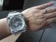 Geneve Armbanduhr Damen Weiss Groß Xxl Schwer Leder Kroko Blogger Schweiz Armbanduhren Bild 2