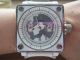 Geneve Armbanduhr Damen Weiss Groß Xxl Schwer Leder Kroko Blogger Schweiz Armbanduhren Bild 4