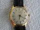 Alte Hau Junghans 17 Jewels Trilastic Bauhaus - Stil Vergoldet 20 Mic.  J93/1 Armbanduhren Bild 3