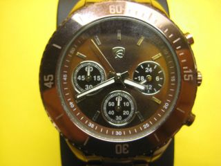 Armbanduhr Auriol Chronograph,  Edelstahl,  10bar - Wasserdicht,  Stopfunktion Bild