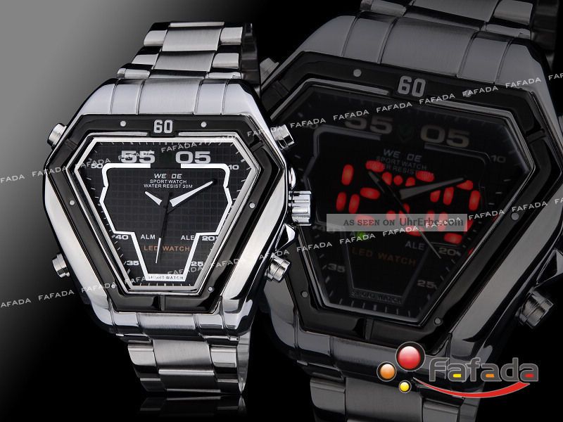 Weide Herren Armbanduhr Uhr Digital Analog Herrenuhren Quarz Uhren Armbanduhren Bild