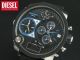 Diesel Herren Uhr Chronograph Datum Schwarz Silber Armbanduhr Markenuhr Dz7278 Armbanduhren Bild 4