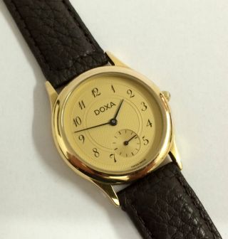 Vintage Doxa Handaufzug Herren Armbanduhr,  Eta Werk Cal.  7001. Bild