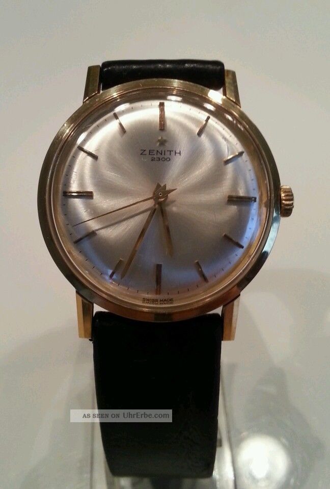Zenith »2300« Antike Luxus Herrenuhr 50er / 60er Jahre Neuwertiger Armbanduhren Bild