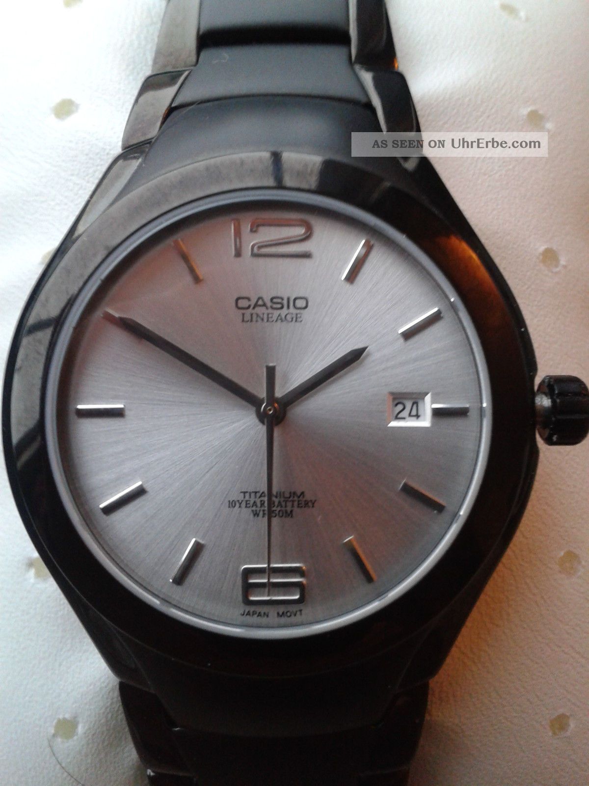 Casio Herrenarmbanduhr - Lineage Titan,  Lin - 169bk - 7av,  Ungetragen Armbanduhren Bild